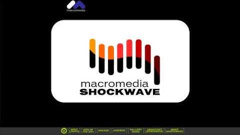 Macromedia Shockzone flash intro in 1997