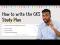 How to write the GKS(KGSP) Study Plan!│GKS study plan