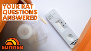 How to properly perḟorm a rapid antigen test | 7NEWS