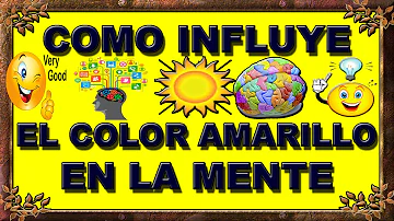 ¿Qué le hace el amarillo a la mente?