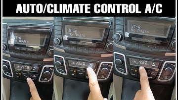 Auto/Climate Control A/C Explained || #drivinghub