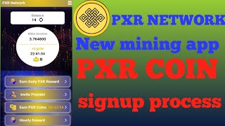 Pxr network crypto currency new mining application free mining app full signup process jankari screenshot 3