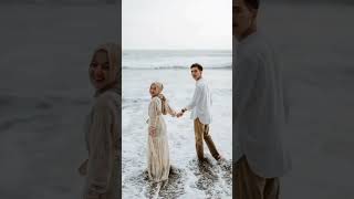 Foto Prewedding di Pantai Emang Gak ada Salah 🥰 #inspirasiprewedding #prewedding #shorts #pantai