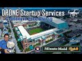 Aerial drone  minute maid park  houston astros