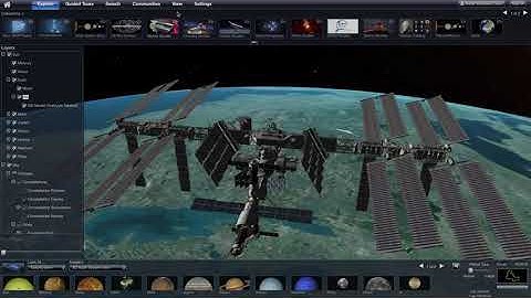 AAS WorldWide Telescope showing 3D models