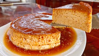 FLAN NAPOLITANO (LA MEJOR RECETA) prepara el flan más rico 👌🏻 by Jennifer Salas Postres 289,161 views 2 months ago 4 minutes, 59 seconds