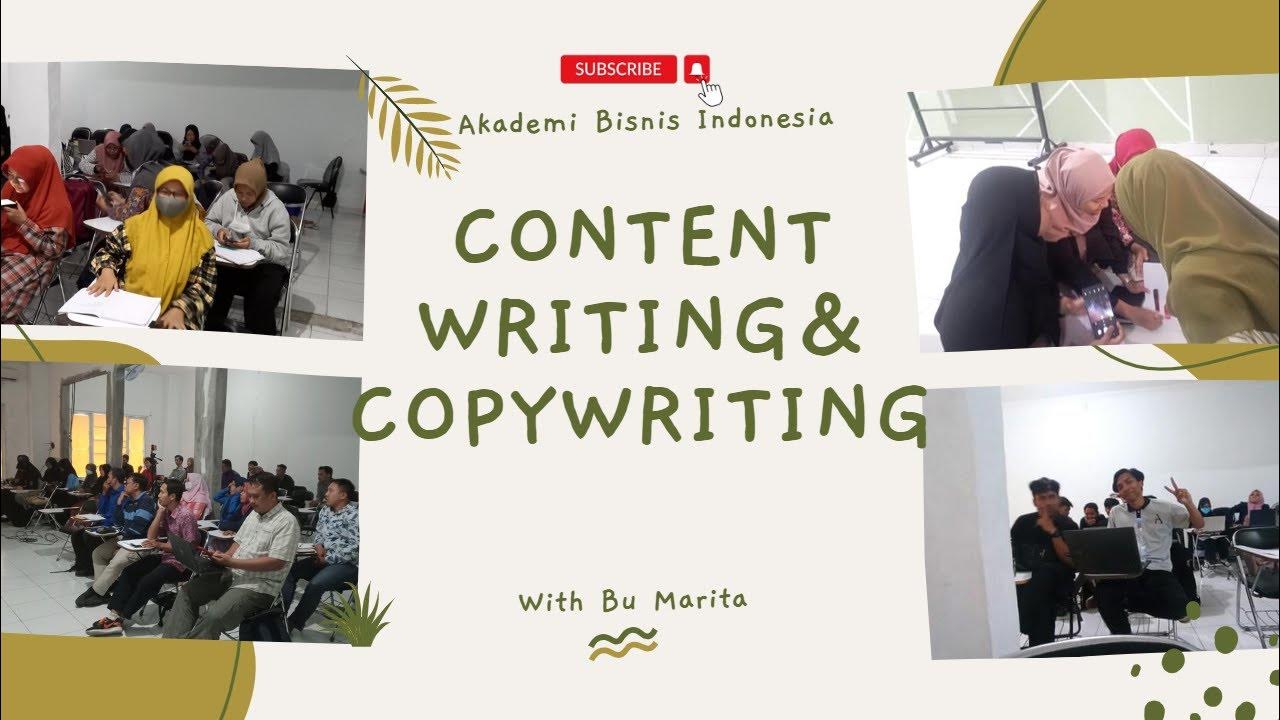Pelatihan Content Writing & Copywriting Akademi Bisnis Indonesia 28
