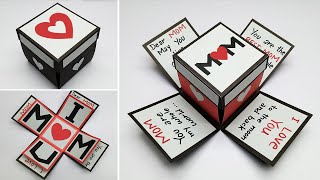 Mother's Day Box Card | Mother’s Day Explosion Box | Love Box Card For Mom