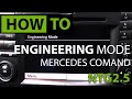 HOW TO: Access Hidden Engineering Menu - Mercedes COMAND NTG 2.5