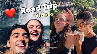 ROAD TRIP by Joey King &amp; Taylor Zakhar Perez  (all their videos &amp; photos)