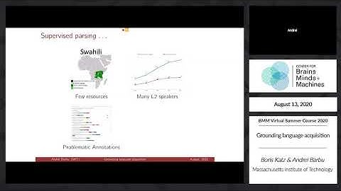 Grounding language acquisition