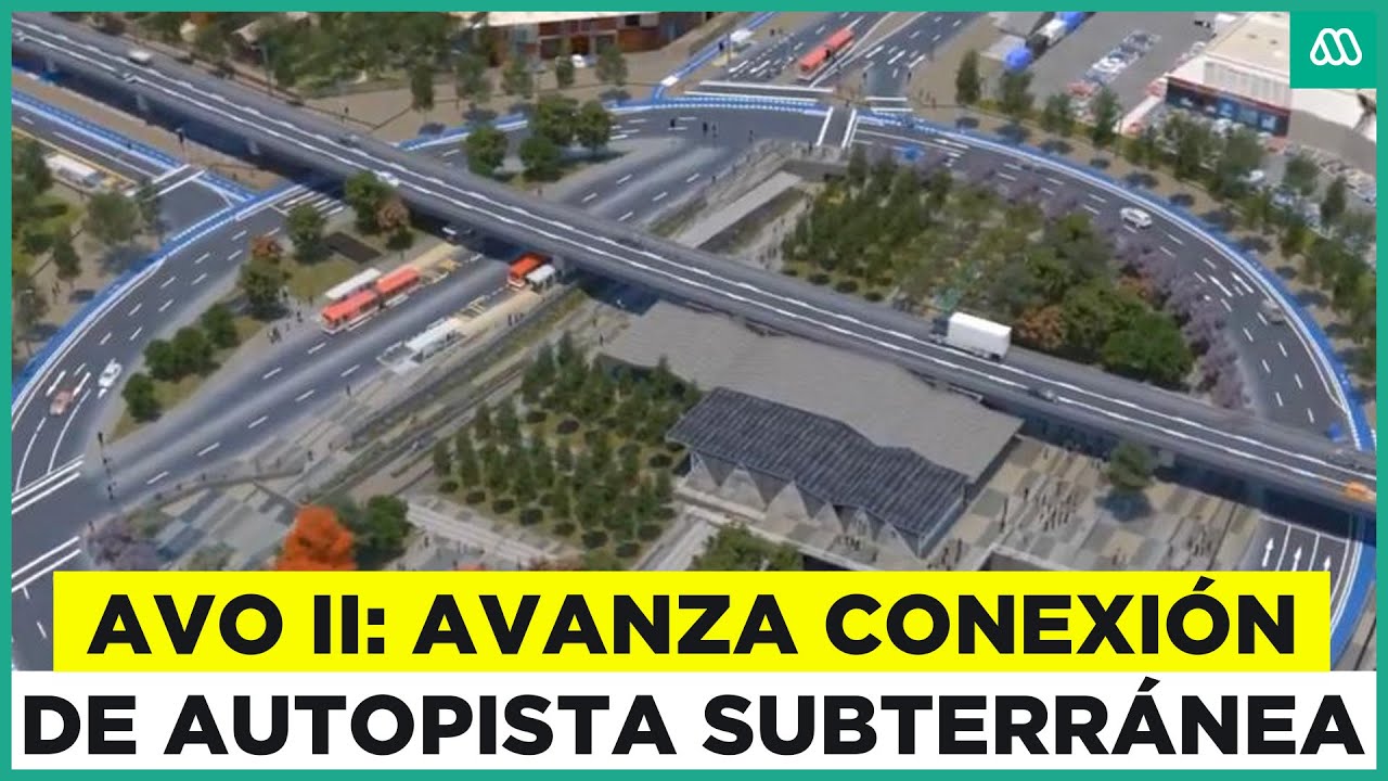 Así será AVO II: El nuevo tramo de autopista de 5,2 km entre La Reina, Ñuñoa, Macul y Peñalolén.