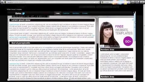 Adding a custom template to your webs.com site