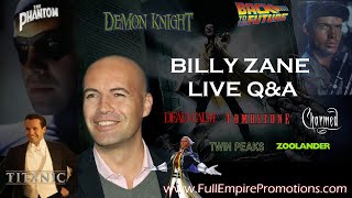 Billy Zane Live Q&A