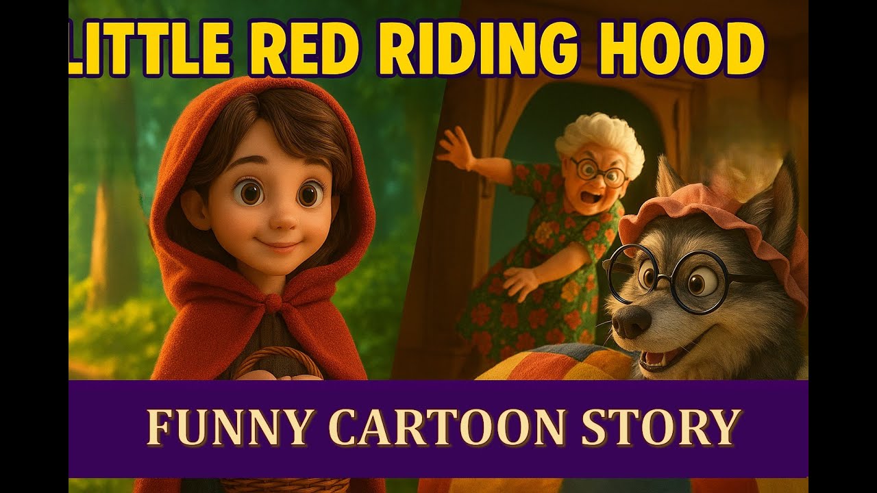 Little Red Riding Hood 🐺 | Funny Twist! Grandma Saves the Day! 🌟 | Bedtime Story for Kids