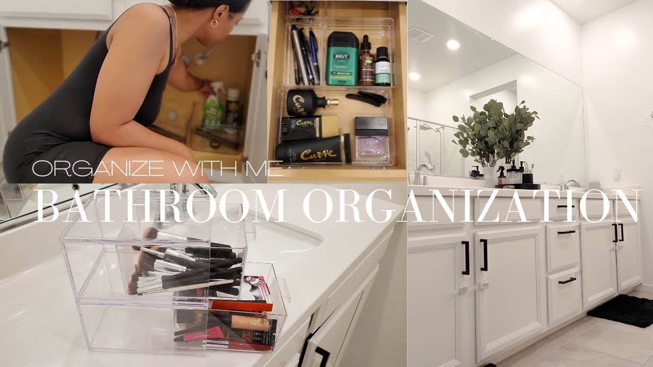 Bathroom Organization| Affordable Under The Sink Cabinet & Drawer