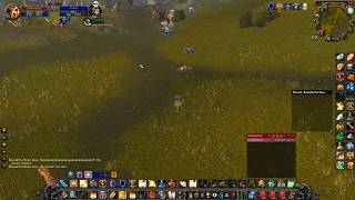 WoW classic HC killing a bot with Arathi ogres and social agro