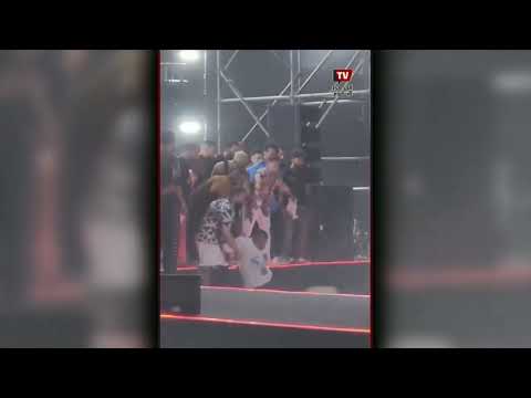 انفجار خلال حفل محمد رمضان ومقتل شخص
