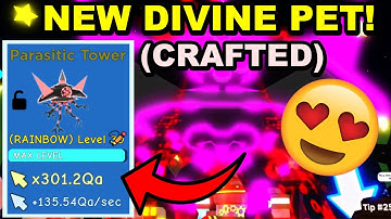 Unlocking the Crafted DIVINE Pet in Clicker Simulator! 🌟🐾 #ClickerSimulator