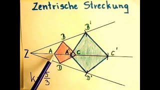 Zentrische Streckung - Bruch Als Streckfaktor