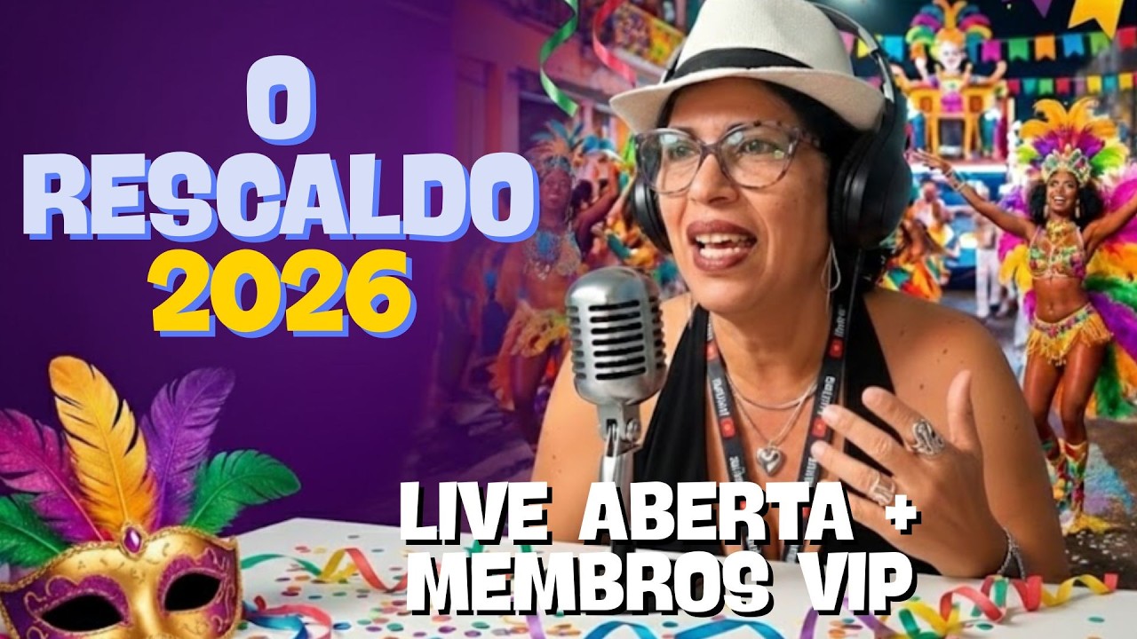 O RESCALDO FINAL DO CARNAVAL 2026 🎭🔥 | Análise profunda (Live Aberta + VIP Membros)