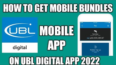 How To Get Mobile Bundles From UBL Digital App 2022