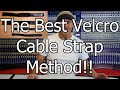 The best cable velcro tie  method