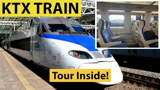 Revealing Inside KTX Korean Bullet Train! | Economy Class