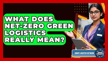 What Does Net-zero Green Logistics Really Mean? - Smart Logistics Network