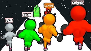 Level Up Runner (vs) Stack Blaster - Sastifying Asmr Gameplay (Max Level)