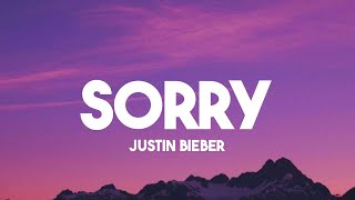 Justin Bieber- Sorry (Full Lyrics Video)