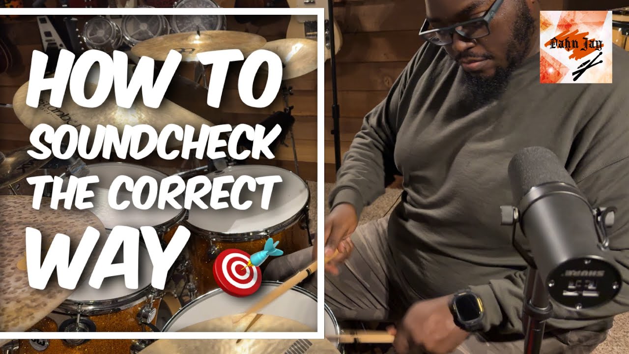 The SECRET to a FLAWLESS Drum Soundcheck Revealed! - YouTube