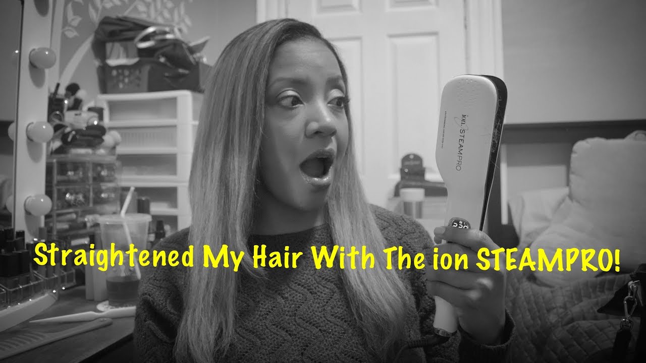 Straightened My Hair With The ion STEAMPRO!