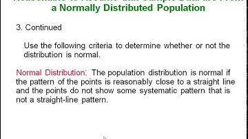 Statistics - Assessing Normality
