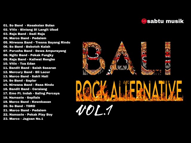 Bali Rock Alternative Vol.1_Playlist Bali class=