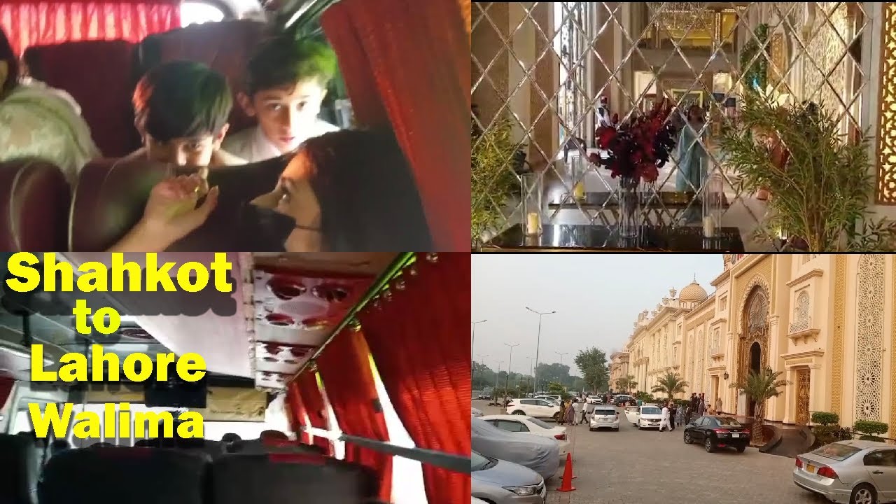 Shahkot to Lahore Walima Vlog | Enjoy Bus