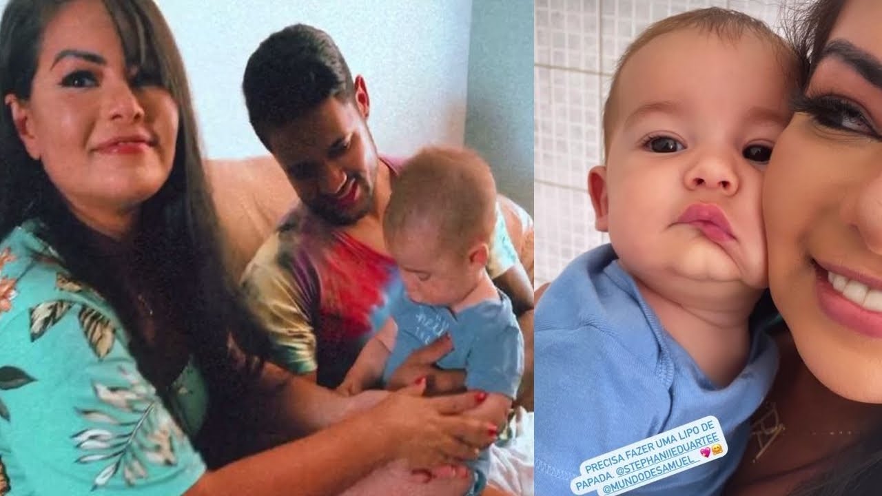 Paulinha Abelha CONHECE SEGUNDO FILHO de Marlus Viana e SE ENCANTA, 