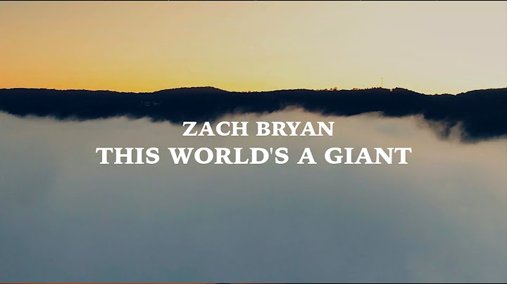Zach Bryan - This World's A Giant (Lyrics)