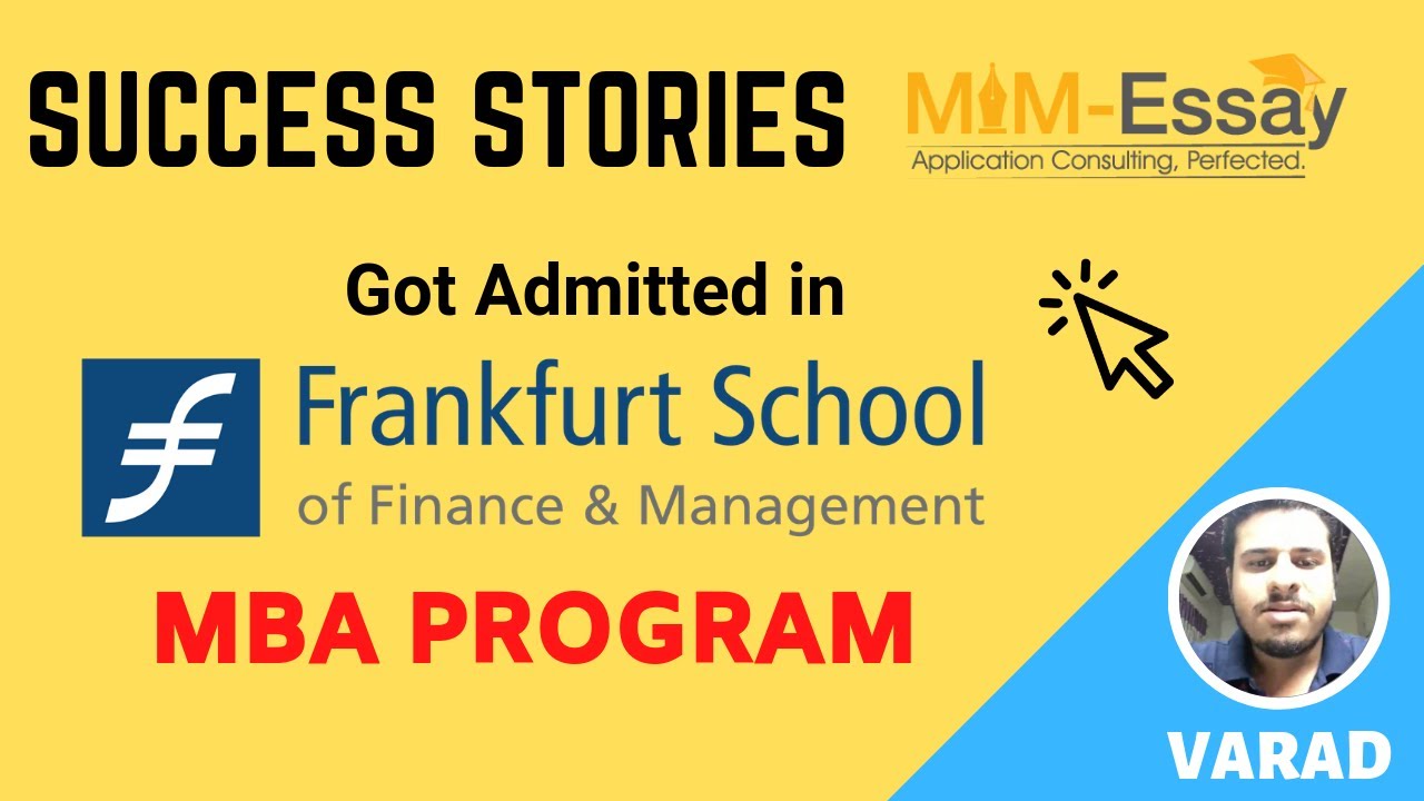 Mim Essay Customer Review Success Story Frankfurt School Of Finance And Business Youtube