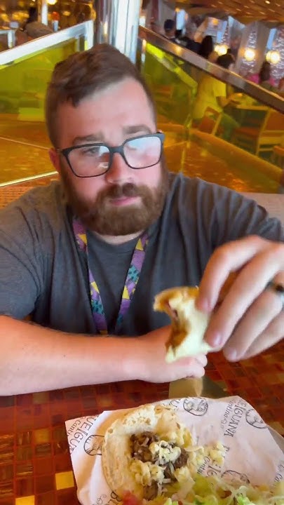 Blue Iguana Tacos on the Carnival Dream #food #spanishfood #carnival #