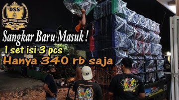 SANGKAR BURUNG DI OBRAL SPESIAL RAMADHAN.!!! 1 set isi 3 pcs Harga 340 rb