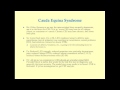 Cauda Equina Syndrome - CRASH! Medical Review Series