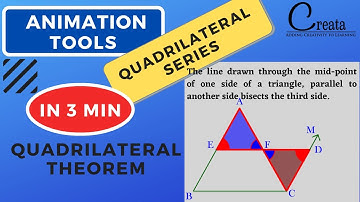 Theorem 10: The line drawn through the mid-point of one side of a triangle, parallel to another side