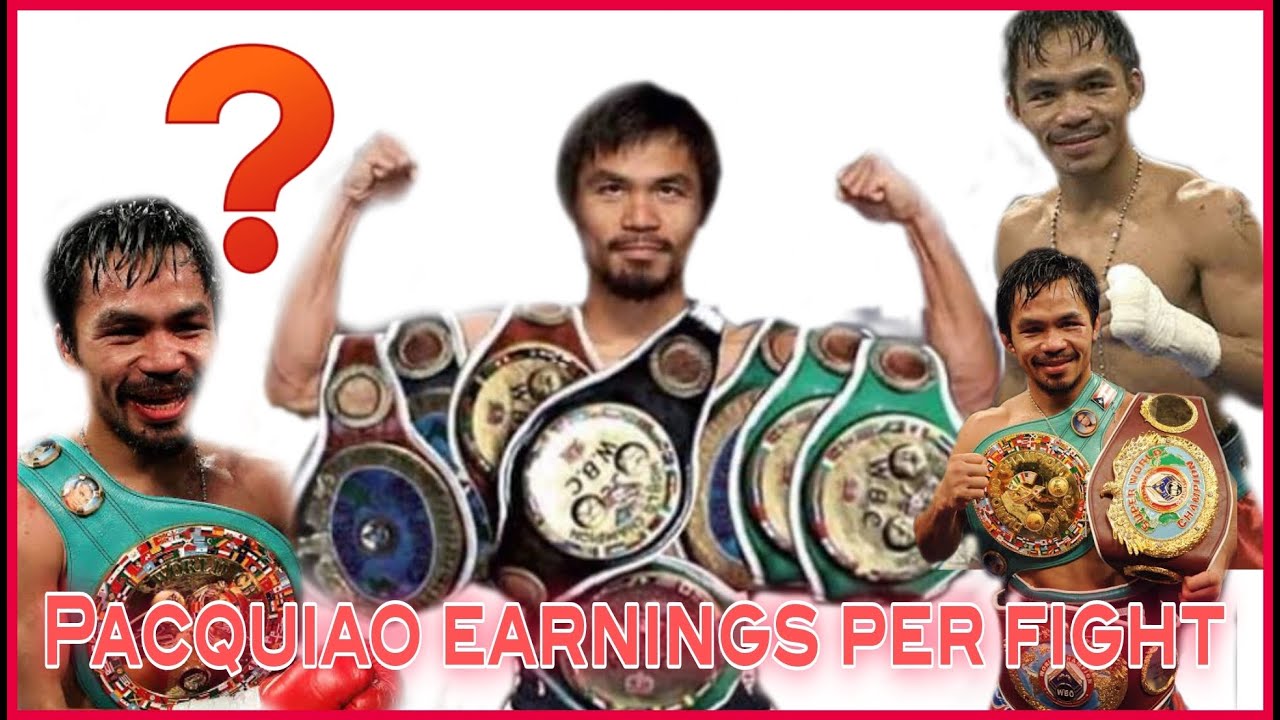 Manny Pacquiao Salary Per Fight