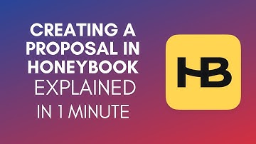 How To Create A Proposal In HoneyBook (2025)