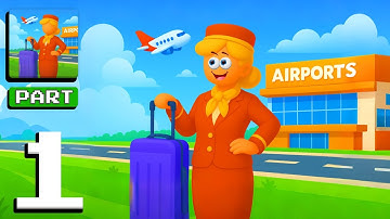 Airport Idle - Gameplay Walkthrough Part 1 - Runway Control Master (iOS, Android)