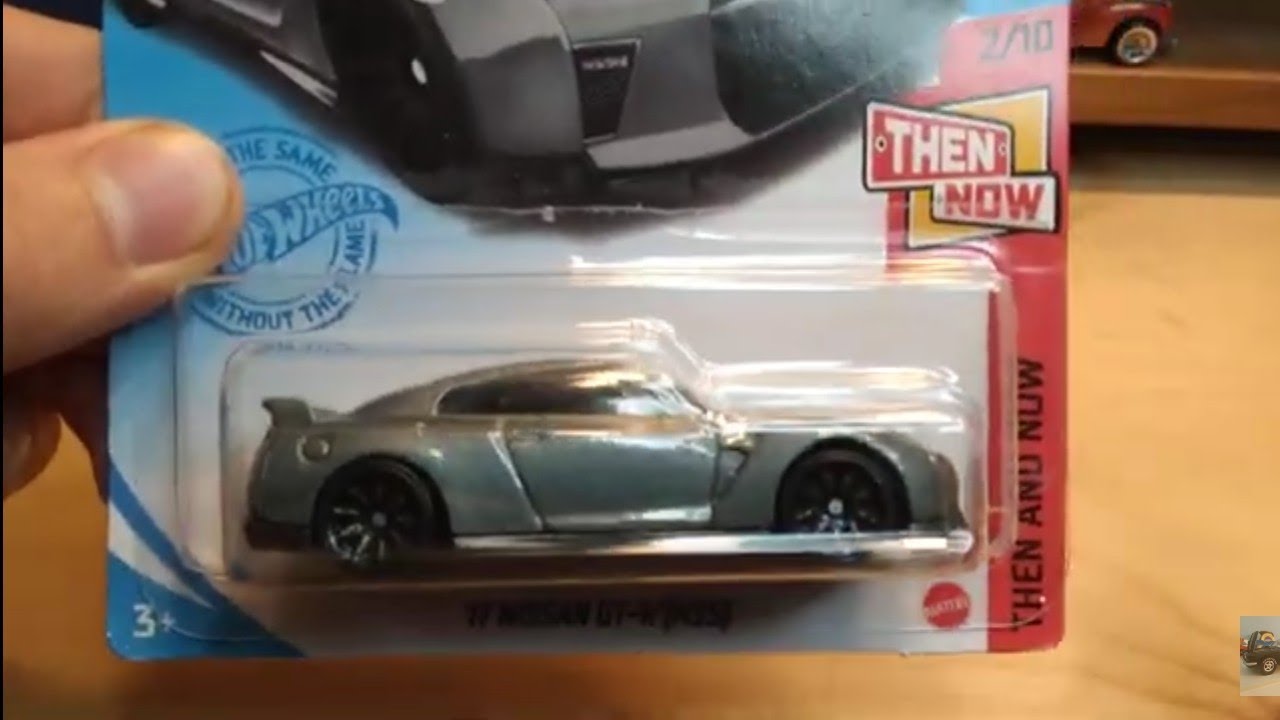 Gray '17 Nissan GT-R [R35] #79 2021 Hot Wheels Then and Now 2/10 Mattel Diecast Car Unboxing Review