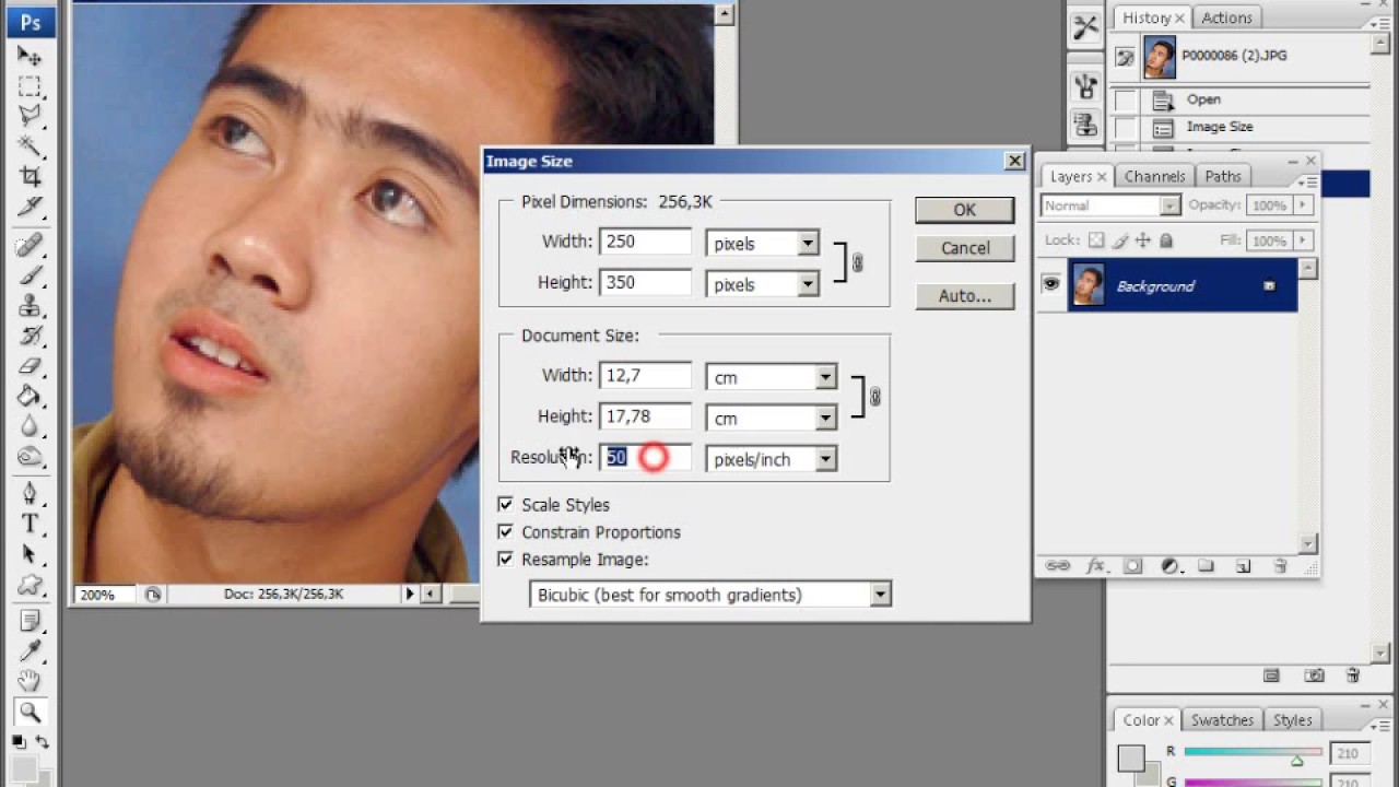 Cara Memperkecil Ukuran Foto Menggunakan Photoshop YouTube