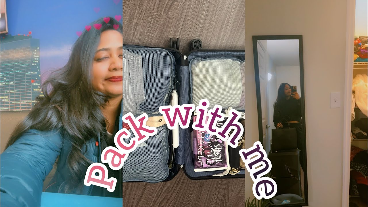 "Pack with Me for My Chicago Trip! Travel Essentials & Outfits" ✈️🧥🧳| usateluguvlogs