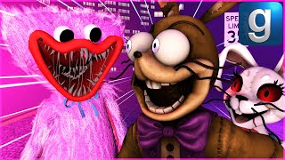 Gmod Fnaf Glitchtrap Gets Hunted Down By Kissy Missy From Poppy Playtime